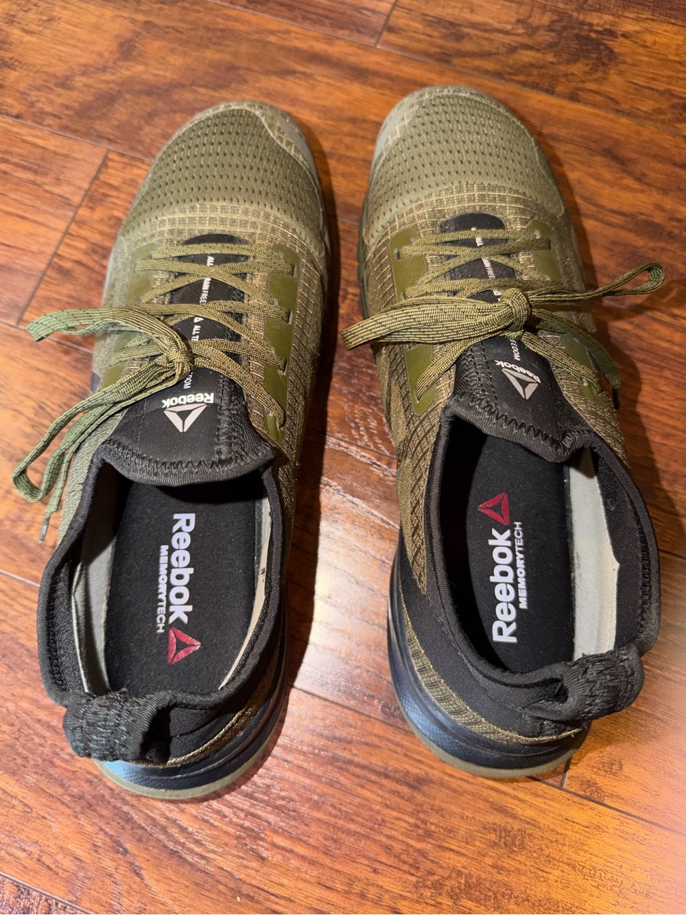 Reebok all-terrain freedom men’s olive green black memory tech trail shoes 11.5 - Picture 6 of 15
